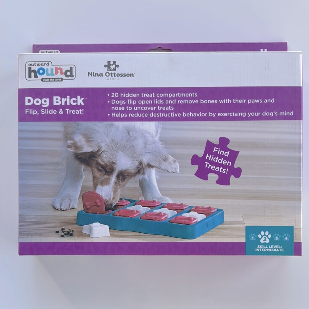 Dog Puzzle
Dog Brick: Flip, Slide & Treat!
20 Hidden Treat Compartments